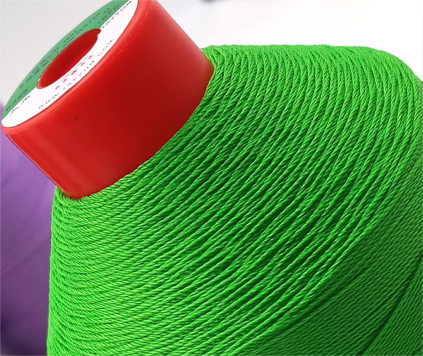 Filament high tenacity polyester sewing thread