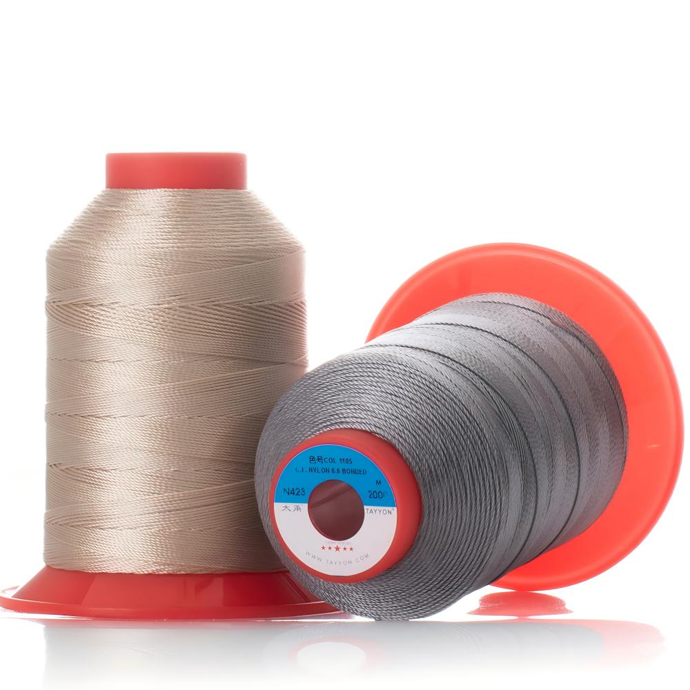 Poly-Poly core spun sewing thread