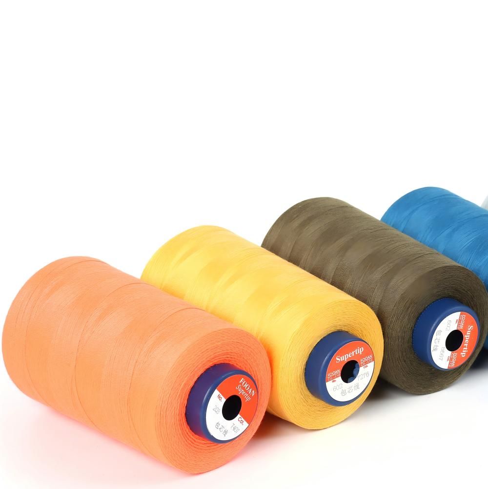 Cotton-Poly core spun sewing thread
